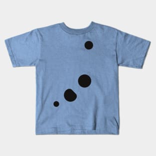 Bubbles Abstract Pig Circles Kids T-Shirt